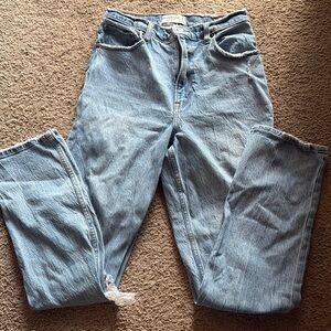 Abercrombie & Fitch Blue Straight Leg Jeans